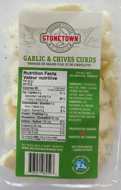 Garlic n Chives Cheese Curds